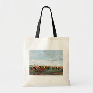 The Horse Races, Edgar Degas トートバッグ