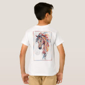 The Horse’s Spirit T-Shirt – Powerful Freedom  Tシャツ (裏面フル)