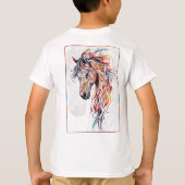 The Horse’s Spirit T-Shirt – Powerful Freedom  Tシャツ (裏面)