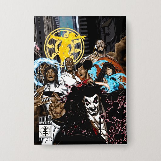 The Horsemen 缶バッジ (正面)