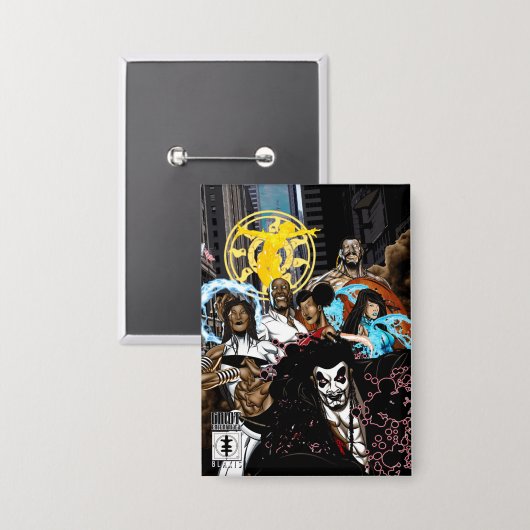 The Horsemen 缶バッジ (正面/裏面)