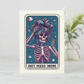 The Hot Mess Tarot Mother's Day Skeleton カード (スタンド正面)