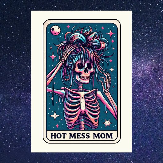 The Hot Mess Tarot Mother's Day Skeleton カード