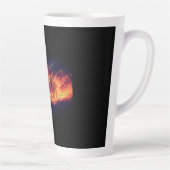 The Hounds Of Hell Are On The Move カフェラテマグ (右)