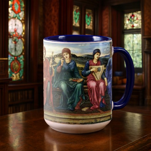The Hours by Pre-Raphaelite Edward Burne-Jones マグカップ