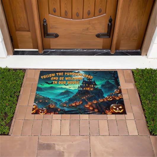 The House by the Pumpkin Road ドアマット (室外)