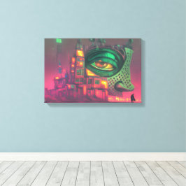 The House is Not Impressed Acrylic Sign キャンバスプリント