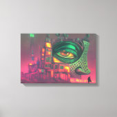 The House is Not Impressed Acrylic Sign キャンバスプリント (正面)
