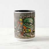 The house is unimpressed マグカップ (中央)