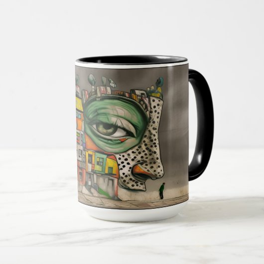 The house is unimpressed マグカップ (正面右)