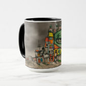 The house is unimpressed マグカップ (正面左)