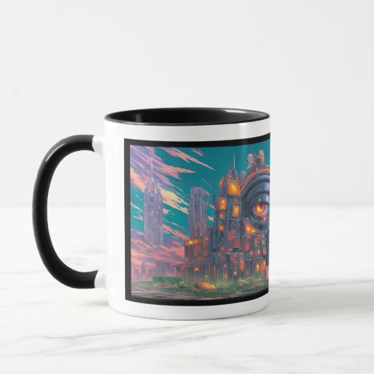 「The house is unimpressed」TAG マグカップ (左)