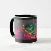 The house is unimpressed TAG MUG マグカップ (正面左)