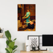 The Household Gods by John William Waterhouse ポスター (ホームオフィス)