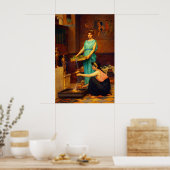 The Household Gods by John William Waterhouse ポスター (キッチン)