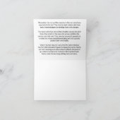 The Human Canaries Already Know サンキューカード (内部)