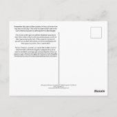 The Human Canaries Already Know ポストカード (裏面)