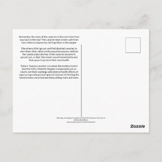 The Human Canaries Already Know ポストカード