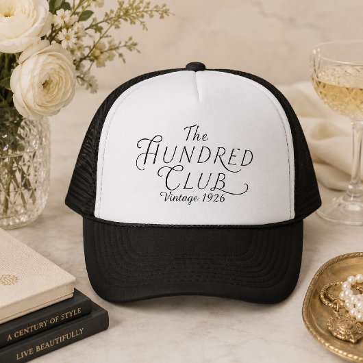 The Hundred Club ヴィンテージ100歳の誕生日 キャップ