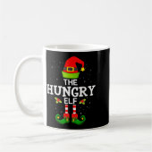 The Hungry Elf Christmas Family Matching Pajama  コーヒーマグカップ (左)