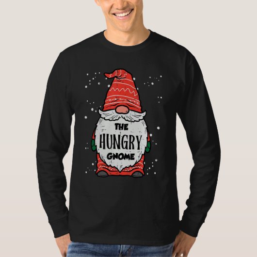 The Hungry Gnome Xmas Matching Christmas For Famil Tシャツ (正面)