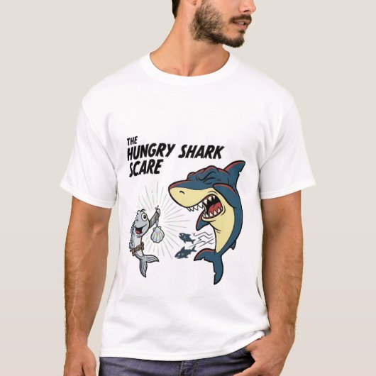 The Hungry Shark Scare Tシャツ (正面)