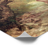 The Hunted Roe-Deer on the alert, Spring, 1867 ポスター (角)