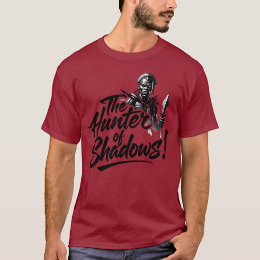 The_Hunter_of_Shadows_Dark_Justice! Tシャツ (正面)