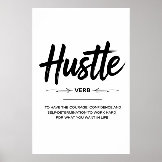 The Hustle Mindset ポスター (正面)