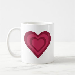 The hypnotising heart mug  コーヒーマグカップ