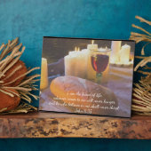 The I am the Bread of Life Photo Plake フォトプラーク (側面)