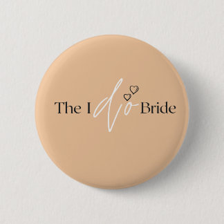The I do Bride Button Pin 缶バッジ