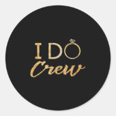 The I Do Crew ラウンドシール (正面)