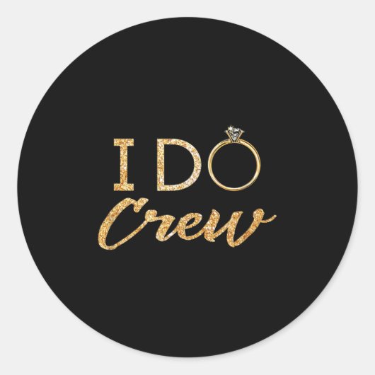 The I Do Crew  ラウンドシール (正面)