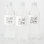 The I Do Crew | 結婚式の参加者へのプレゼント ペットボトルラベル (ボトル)