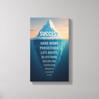 The Iceberg of Success キャンバスプリント