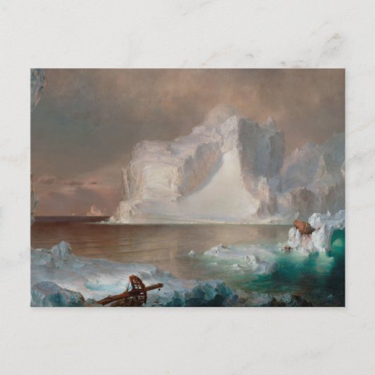 The Icebergs by Frederic Church ポストカード (正面)
