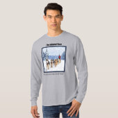 The Iditarod Race in Alaska Tシャツ (正面フル)