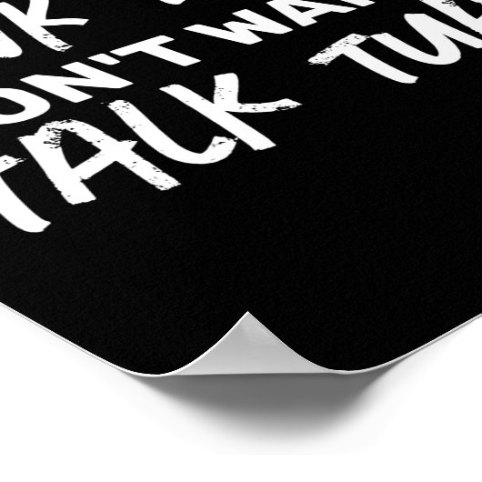 The If She Dont Hawk Tuah I Dont W Talk Tuah ポスター (角)