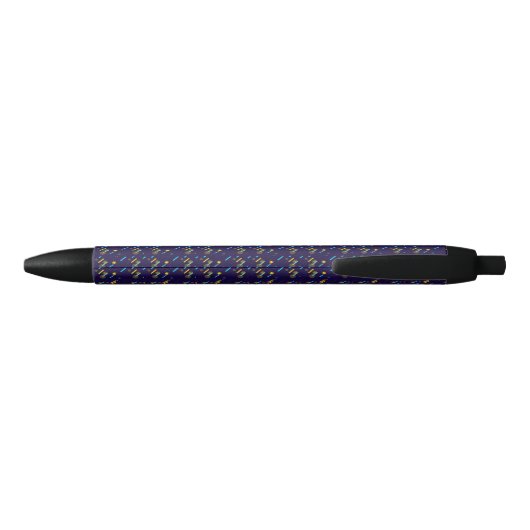 The image displays a pen with a black tip  黒ボールペン (裏面)
