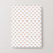 The image shows a two-panel display of a notebook 缶バッジ (正面)