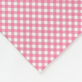 The image shows a two-sided fabric design フリースブランケット (角)