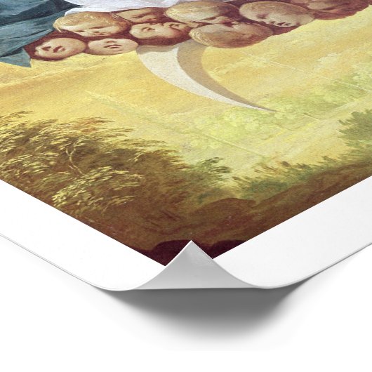 The Immaculate Conception, c.1628-30 (canvaの油) ポスター (角)