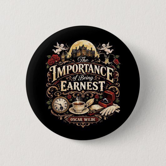 The Importance of Being Earnest 缶バッジ (正面)
