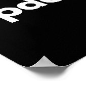 The Incognito Store _ Updog Dog Lover Funny - Blac ポスター (角)