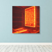 The Inferno Datacore キャンバスプリント (インサイチュ (ウッドフロア))