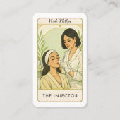 The Injector Med Spa Skin Tarot Social Media QR 名刺 (正面)