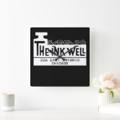 The Ink Well Nightclub, Chicago, IL スクエア壁時計 (ホーム)
