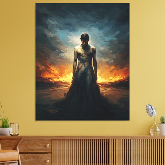 The Inner Flame キャンバスプリント (インサイチュ (リビング))