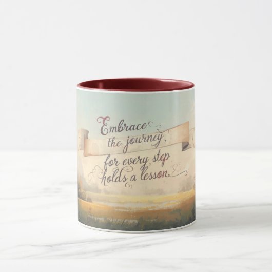 The Inspirational Quote mug マグカップ (中央)
